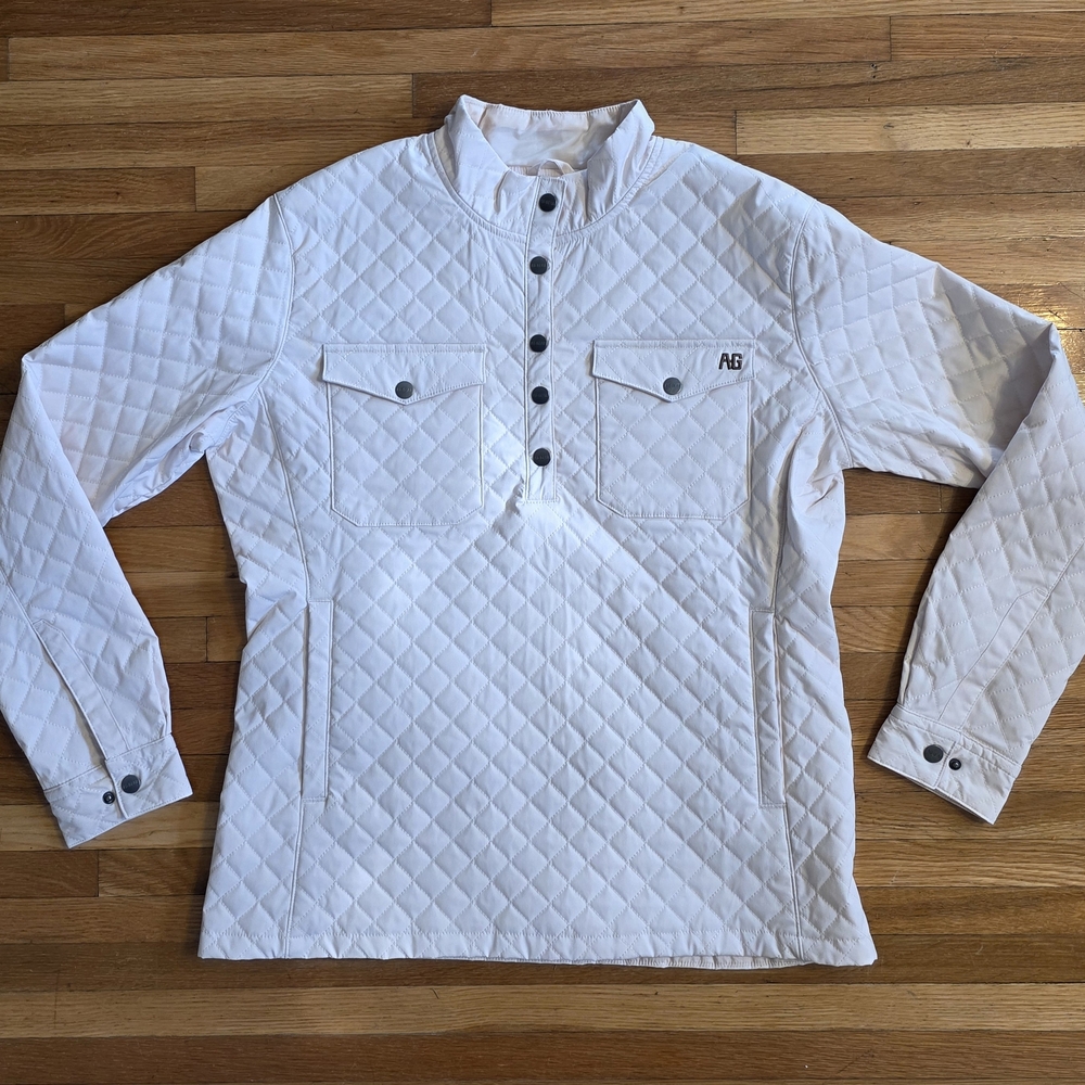 AG Gear Women's Large Ranch Workwear Silo White Quilted Jacket
